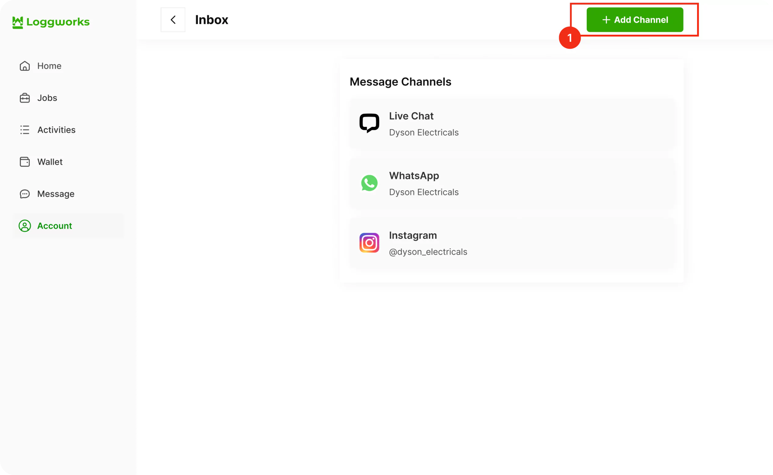 Setting up Email Inbox in Loggworks step 2